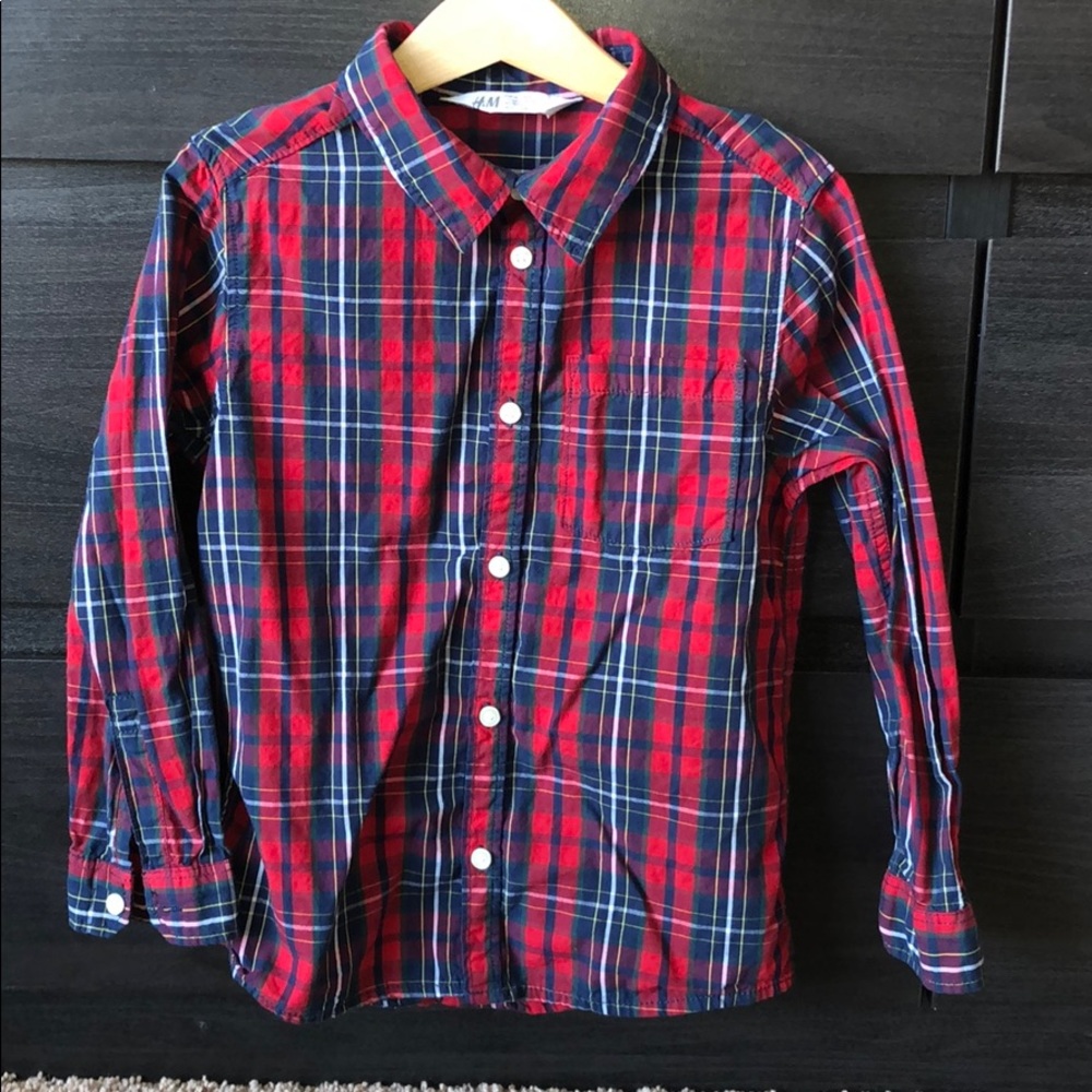 Boys tartan plaid